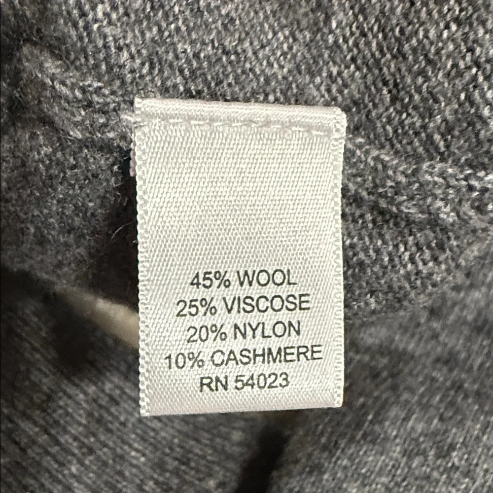 Banana Republic Men’s‎ Gray Italian Yarn Wool/Cashmere Blend Crewneck Sweater XL